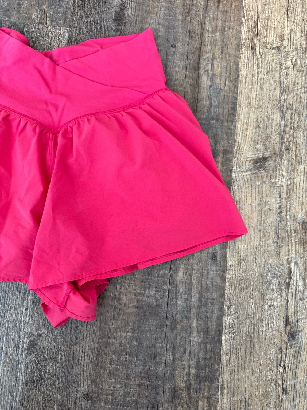 Offline by Aerie Women's High-Waist Pink Skort Shorts Small 2" Inseam Crossover - Picture 3 of 7